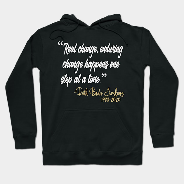 RBG Ruth Bader Ginsburg RIP 1933 - 2020 Hoodie by Redmart